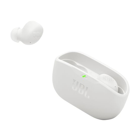 JBL Wave Buds 2 - White - True Wireless Noise Cancelling Earbuds - Detailshot 2 JBL Wave Buds 2 - White - True Wireless Noise Cancelling Earbuds - Detailshot 2